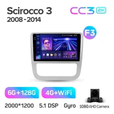 Штатная магнитола Teyes CC3 6+128 Gb Volkswagen Scirocco 3 III Mk3 2008-2014 (F3) 9