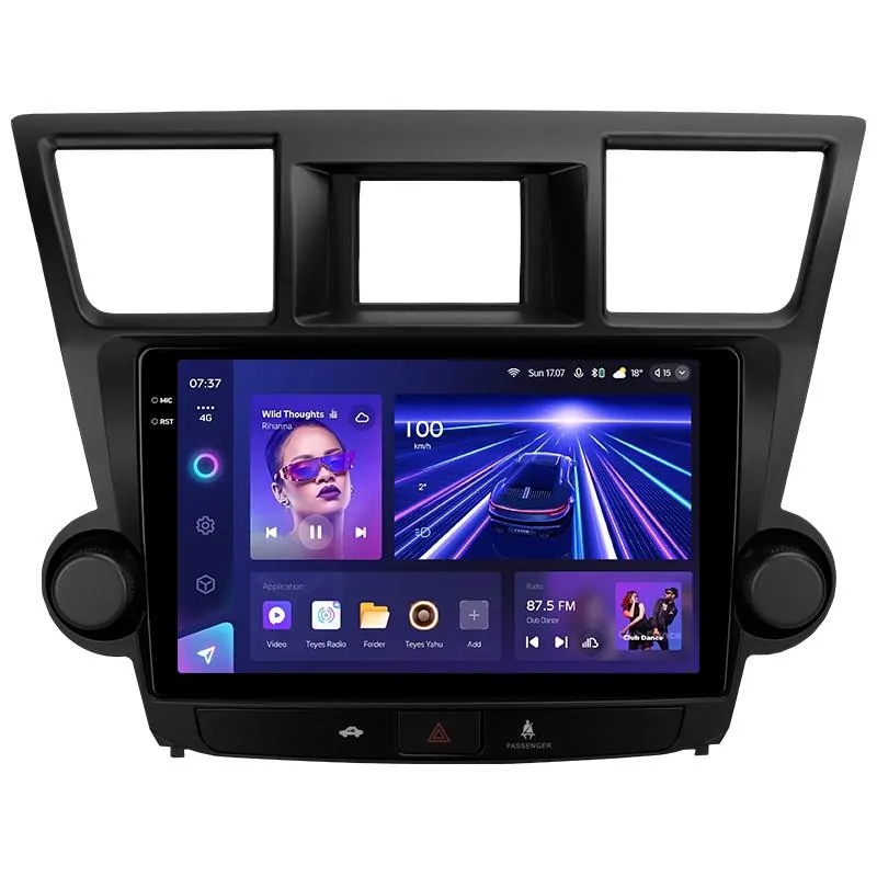 Штатная магнитола Teyes CC3 6+128 Gb с круговым обзором 360 Toyota Highlander 2 XU40 2007-2013 (F2) 10