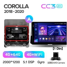 Штатна магнітола Teyes CC3 4+64 Gb Toyota Corolla 12 (1 Din) 2018-2020 (A) 10