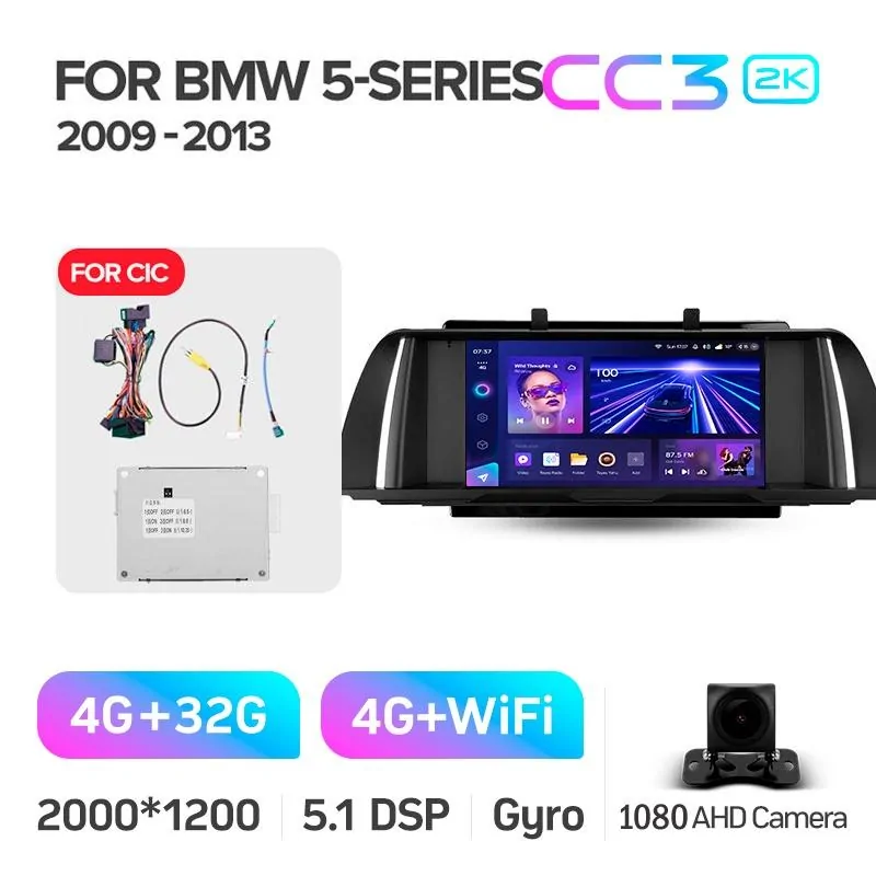 Штатная магнитола Teyes CC3 4+32 Gb BMW 5 Series F10 F11 CIC 2009-2013 9