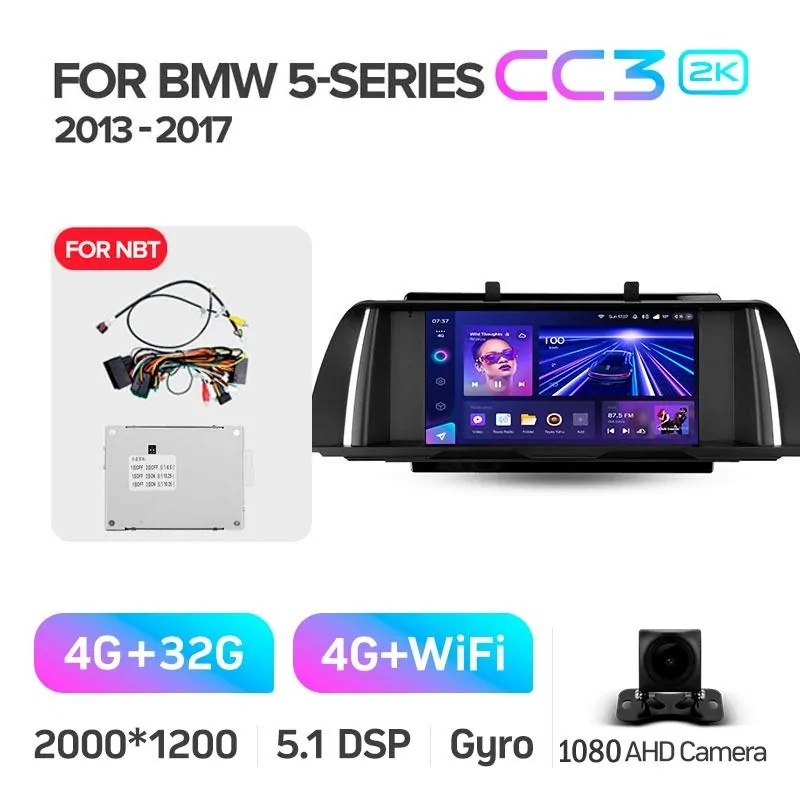 Штатная магнитола Teyes CC3 4+32 Gb BMW 5 Series F10 F11 NBT 2013-2017 9