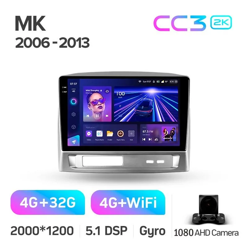 Штатная магнитола CC3 4+32 Gb Geely MK 1 2006-2013 9
