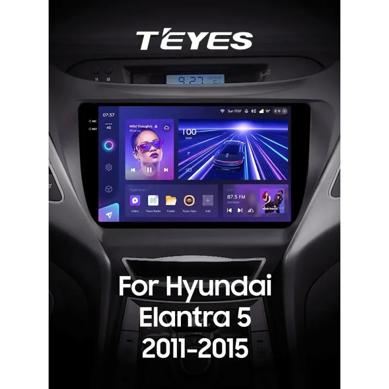 Штатная магнитола Teyes CC3 4+32 Gb Hyundai Elantra 5 JK GD MD UD 2010-2016 (F1) 9