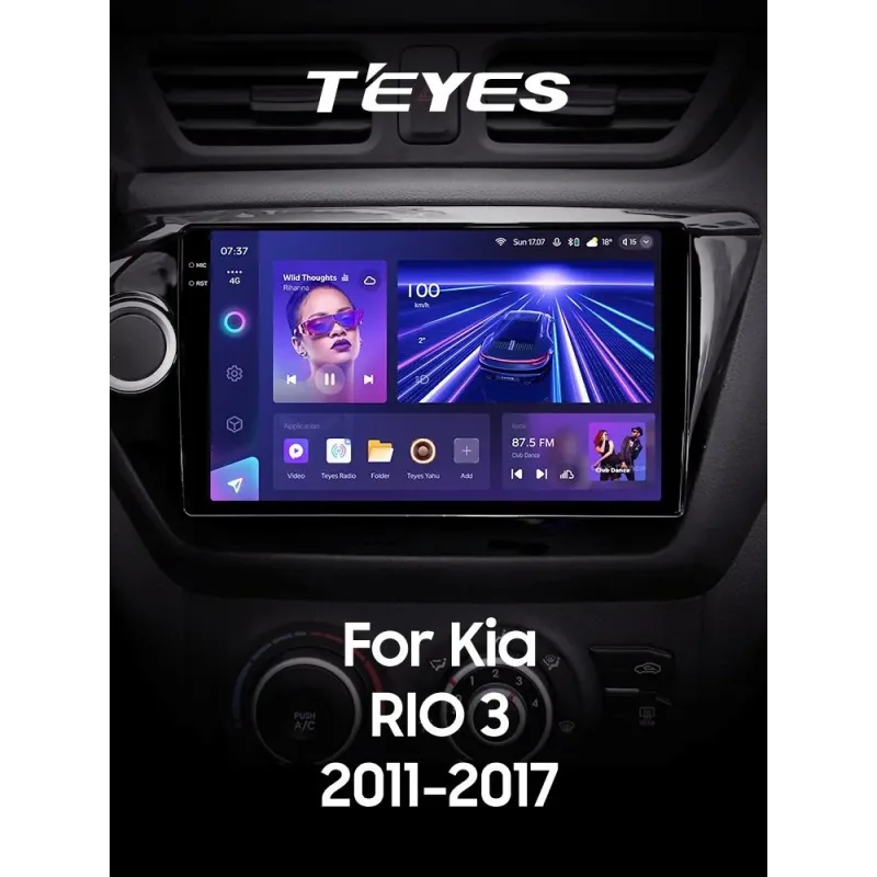 Штатная магнитола Teyes CC3 4+32 Gb KIA RIO 3 2011-2017 9