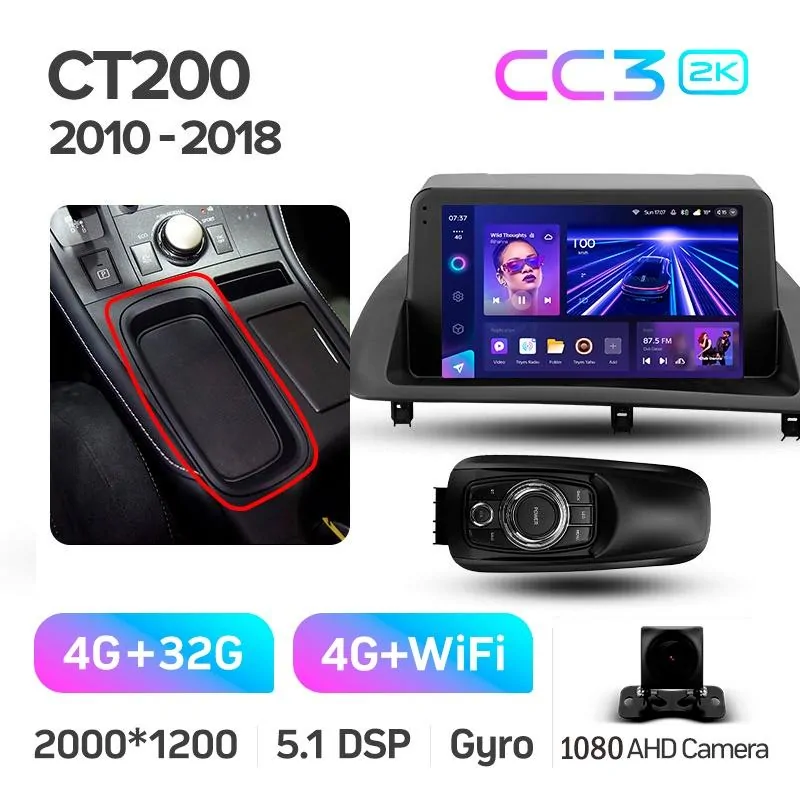Штатная магнитола Teyes CC3 4+32 Gb Lexus CT CT200 CT200h 2010-2018 9
