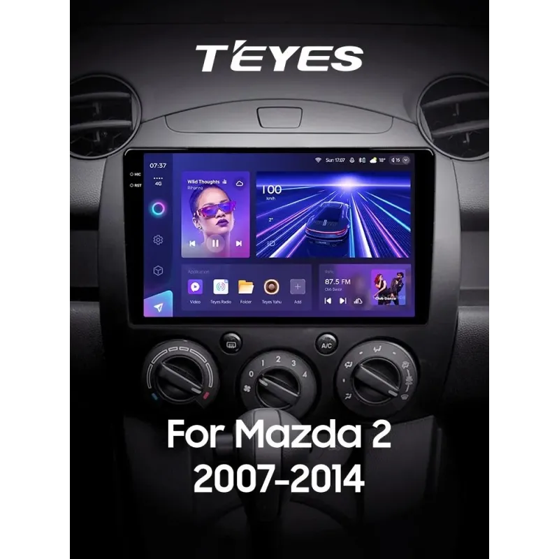 Штатная магнитола Teyes CC3 4+32 Gb Mazda 2 DE 2007-2014 9