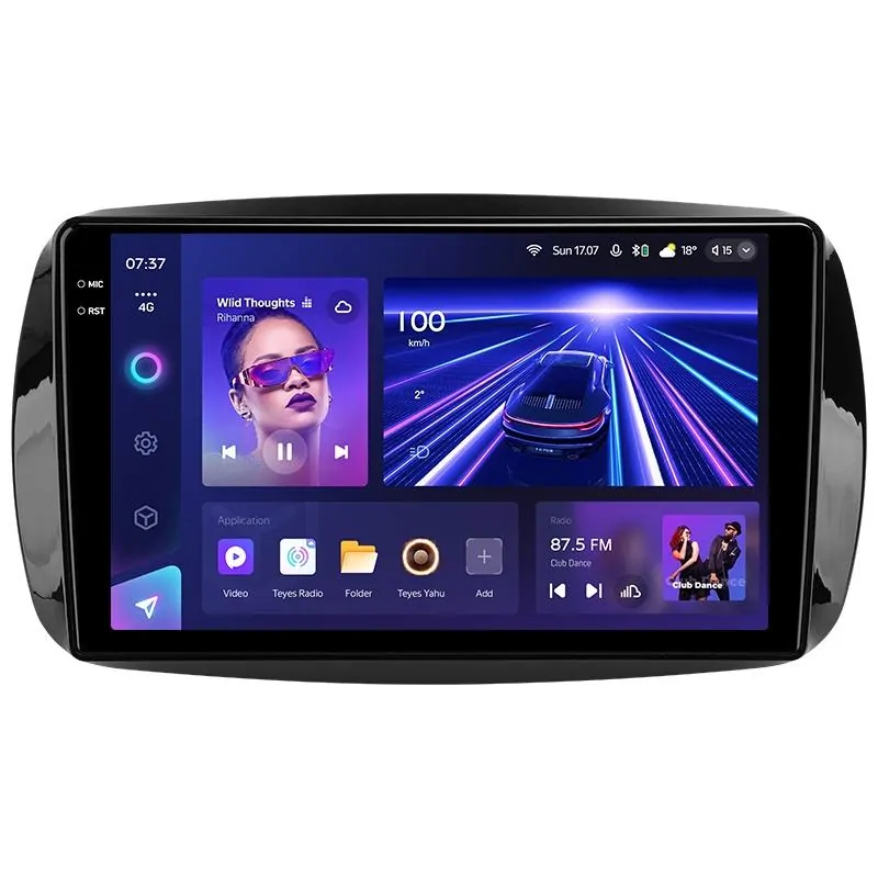 Штатная магнитола Teyes CC3 4+32 Gb Mercedes Benz Smart Fortwo 3 C453 A453 W453 2014-2020 9