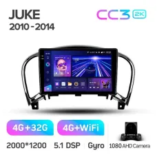 Штатная магнитола Teyes CC3 4+32 Gb Nissan Juke 2010-2014 9