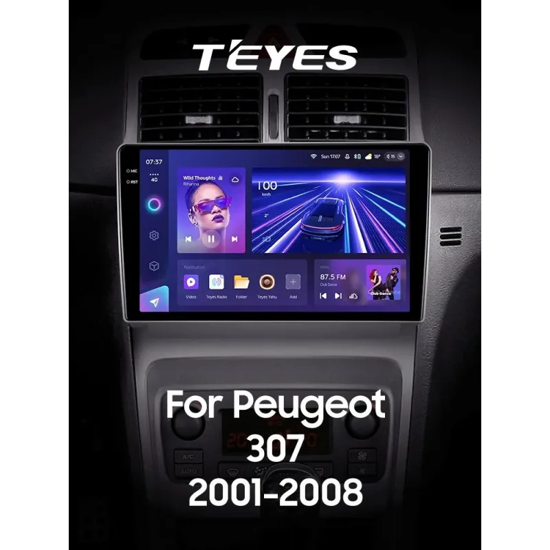 Teyes CC3 4+32 Gb Peugeot 307 1 2001-2008 9
