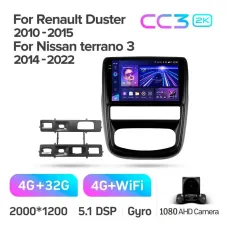 Штатная магнитола Teyes CC3 4+32 Gb Renault Duster 1 2010-2015 For Nissan terrano 3 2014-2022 9