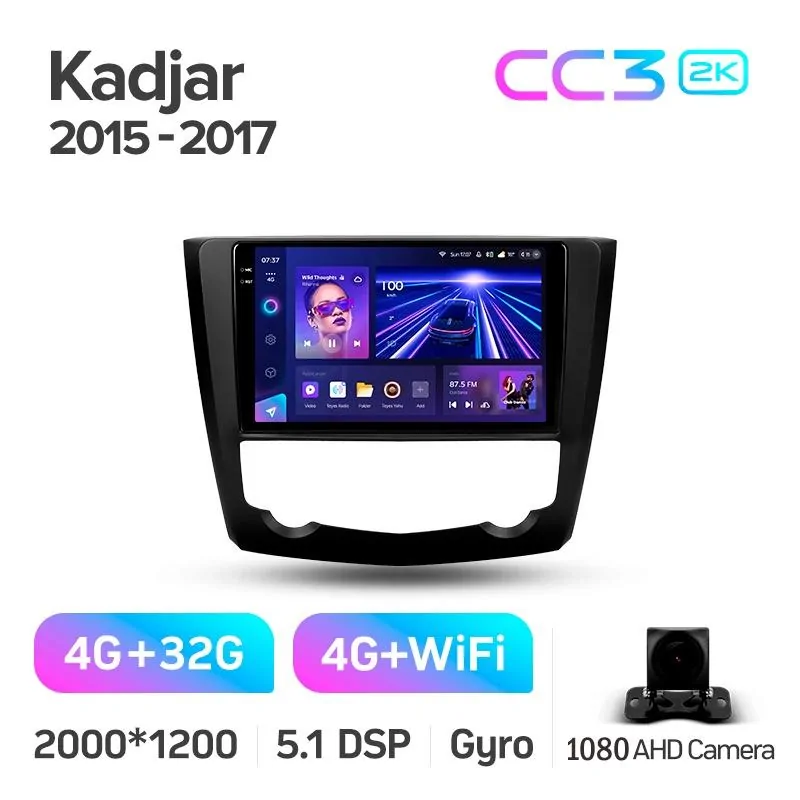 Штатная магнитола Teyes CC3 4+32 Gb Renault Kadjar 2015-2017 9