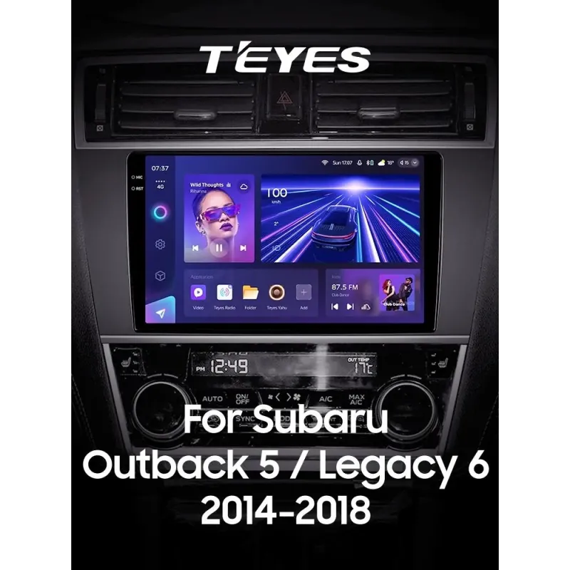 Штатная магнитола Teyes CC3 4+32 Gb Subaru Outback 5 2014-2018 Legacy 6 2014-2017 9
