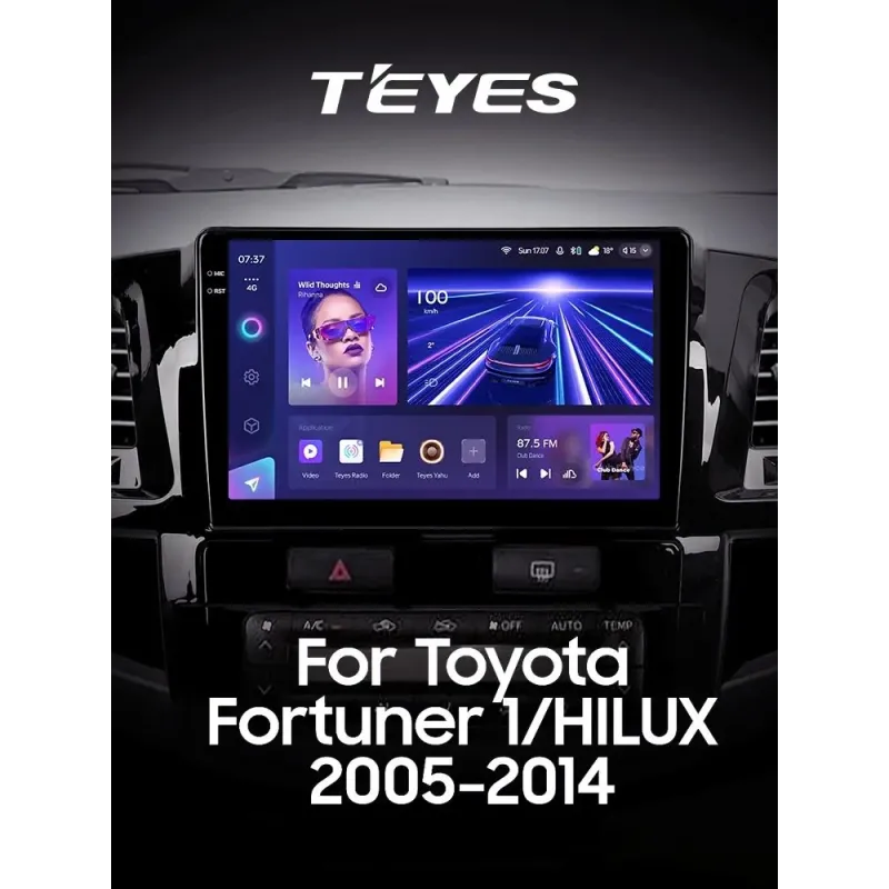 Штатная магнитола Teyes CC3 4+32 Gb Toyota Fortuner 1 AN50 AN60 HILUX Revo Vigo (F2) 2005-2007 9