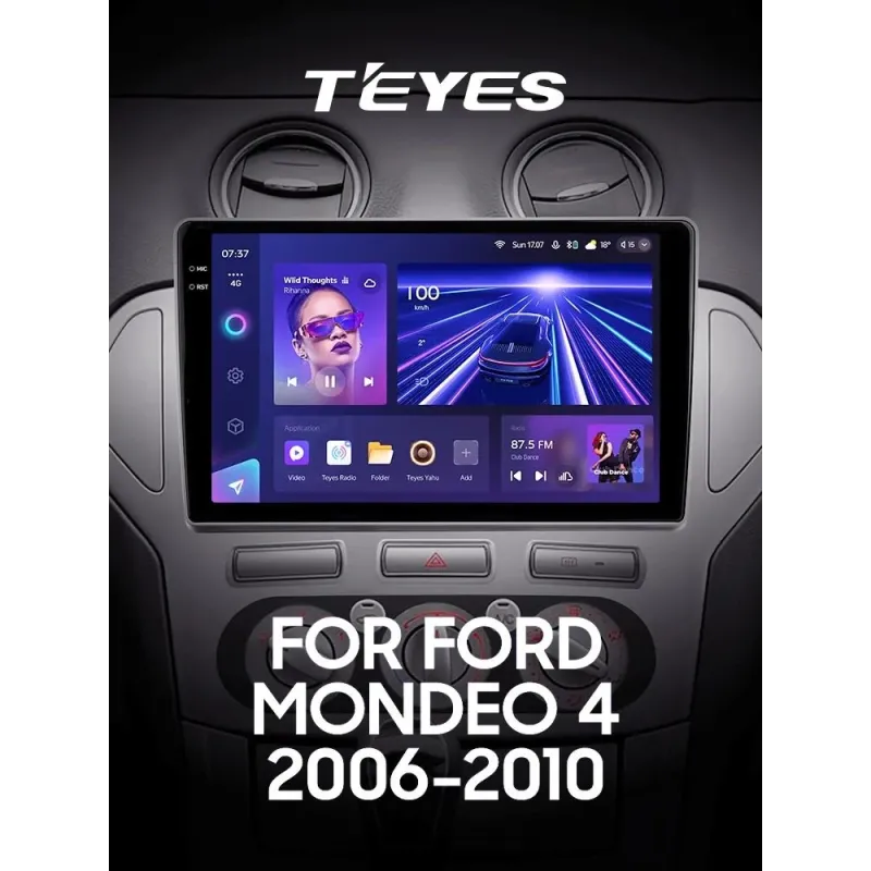 Штатная магнитола Teyes CC3 4+32 Gb Ford Mondeo 4 2006-2010 10
