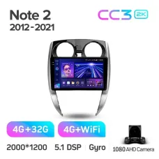 Штатная магнитола Teyes CC3 4+32 Gb Nissan Note 2 E12 2012-2021 10