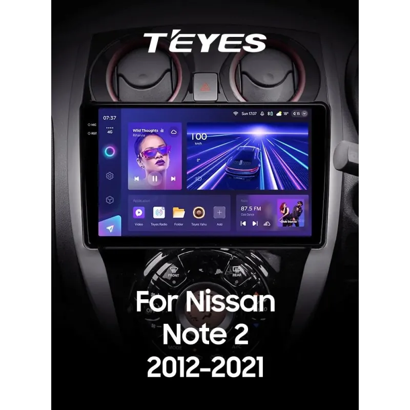 Штатная магнитола Teyes CC3 4+32 Gb Nissan Note 2 E12 2012-2021 10