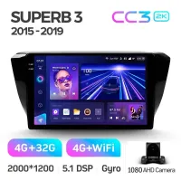 Штатная магнитола Teyes CC3 4+32 Gb Skoda Superb 3 2015-2019 10