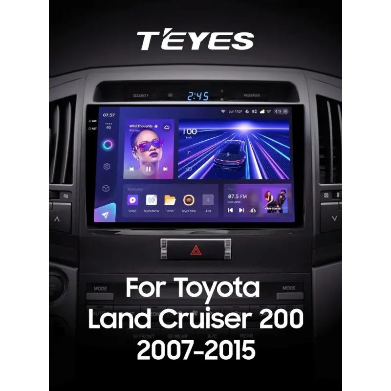 Штатная магнитола Teyes CC3 4+32 Gb Toyota Land Cruiser 11 200 (F1) 2007-2015 10