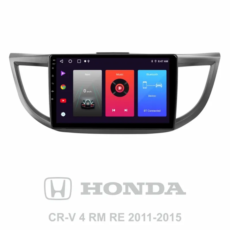 Штатна магнітола Sigma F10216 Android 10 2+32 Gb Honda CR-V CR-V 4 RM RE 2011-2015 (A) 10