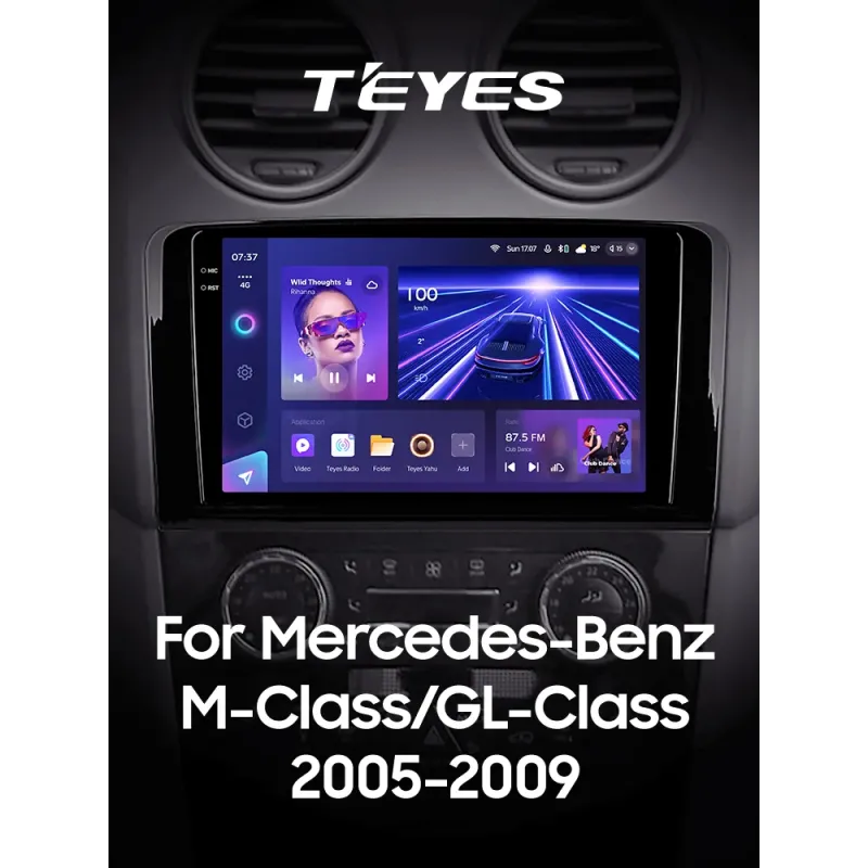 Штатна магнітола Teyes CC3 4+64 Gb Mercedes Benz ML GL ML350 GL320 X164 2005-2009 9