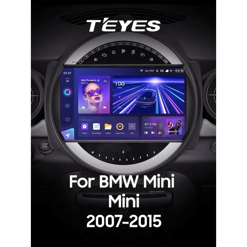 Штатная магнитола Teyes CC3 6+128 Gb BMW Mini (F1) 2007-2015 9
