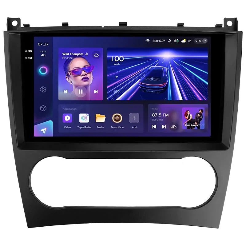 Штатная магнитола с круговым обзором Teyes CC3 6+128 Gb 360 Mercedes Benz C-Class W203 CL203 C209 A209 2004-2011 9