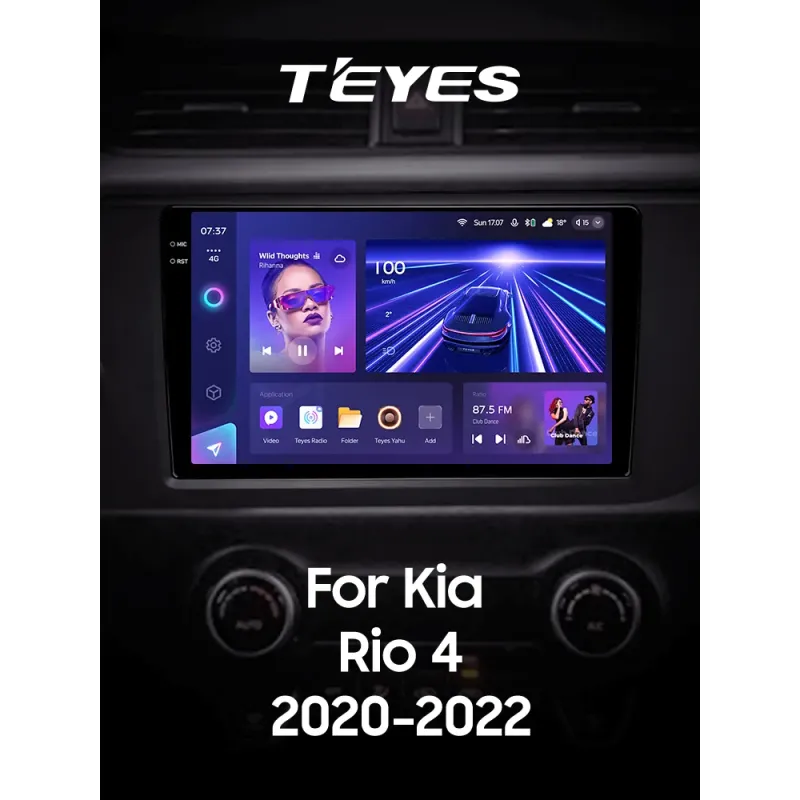 Штатна магнітола Teyes CC3 4+64 Gb KIA Rio 4 IV FB 2020-2022 9