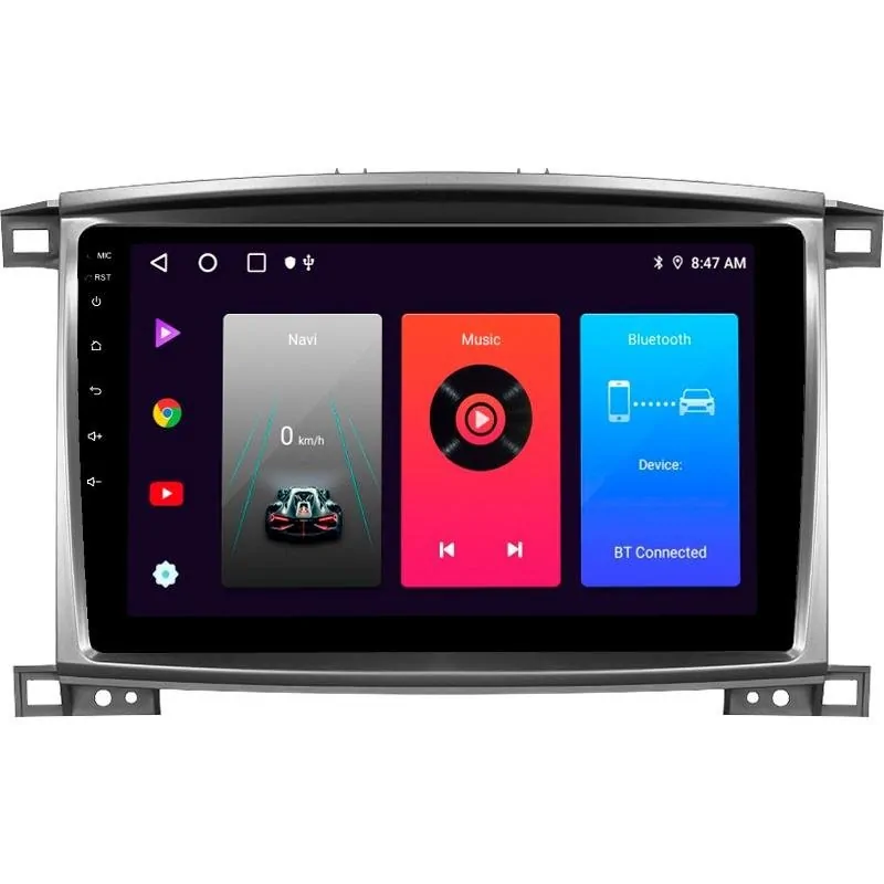 Штатна магнітола Sigma F10216 Android 10 2+32 Gb Toyota Land Cruiser LC 100-B 2002-2007 (C) 10