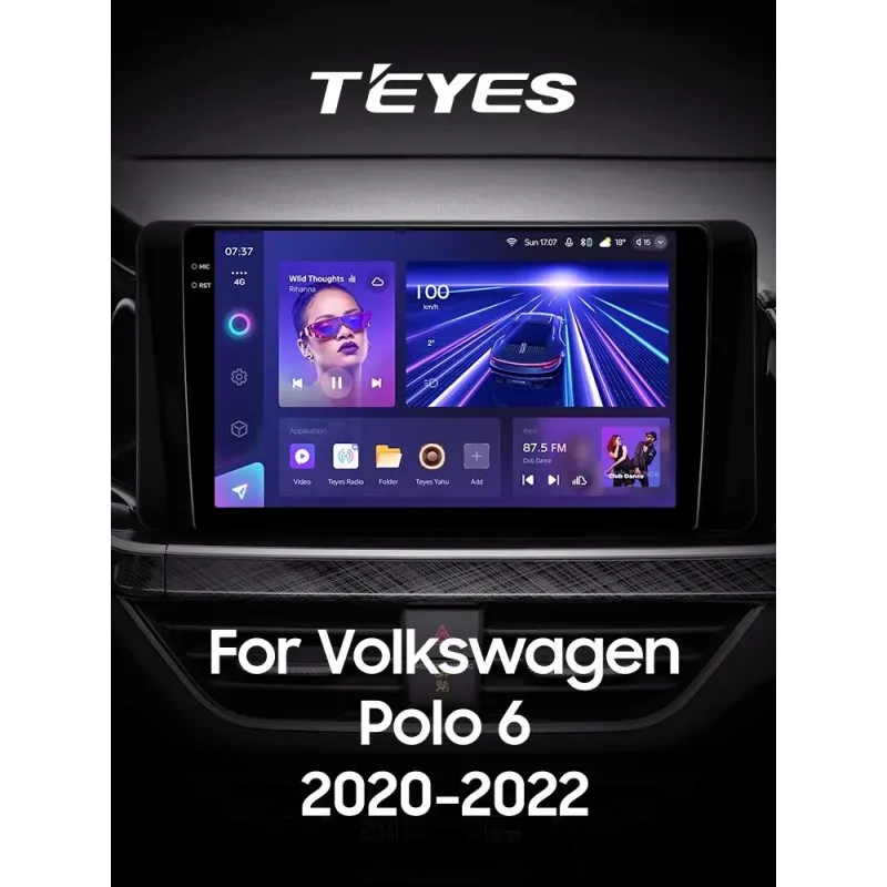 Штатна магнітола Teyes CC3 4+64 Gb Volkswagen Polo Mk6 VI 6 (F3) (1 Din) 2020-2022 10