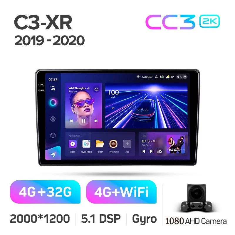 Штатная магнитола Teyes CC3 4+32 Gb Citroen C3-XR (F1) 2019-2020 10