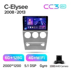 Штатная магнитола Teyes CC3 6+128 Gb Citroen C-Elysee 2008-2013 9