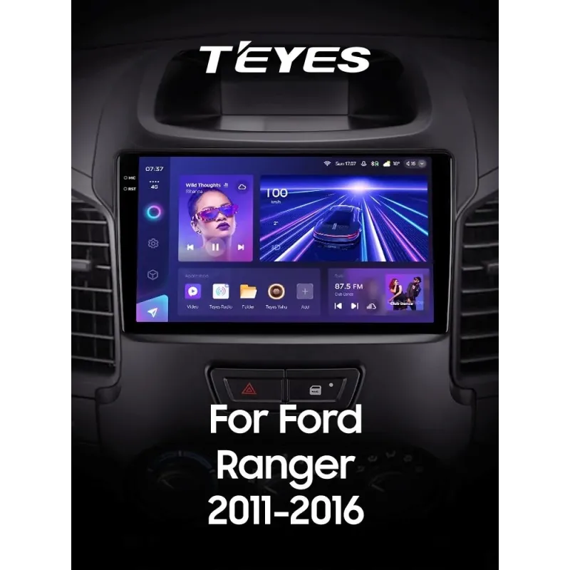 Штатная магнитола Teyes CC3 6+128 Gb Ford Ranger (F2) 2011-2016 9