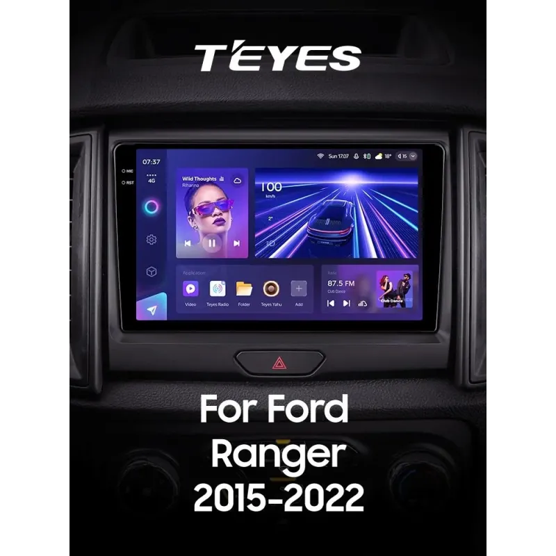 Штатная магнитола Teyes CC3 6+128 Gb Ford Ranger P703 2015-2022 (A) 9