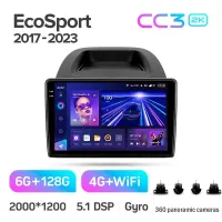 Штатная магнитола Teyes CC3 6+128 Gb с круговым обзором 360 Ford EcoSport Eco Sport 2017-2023 10