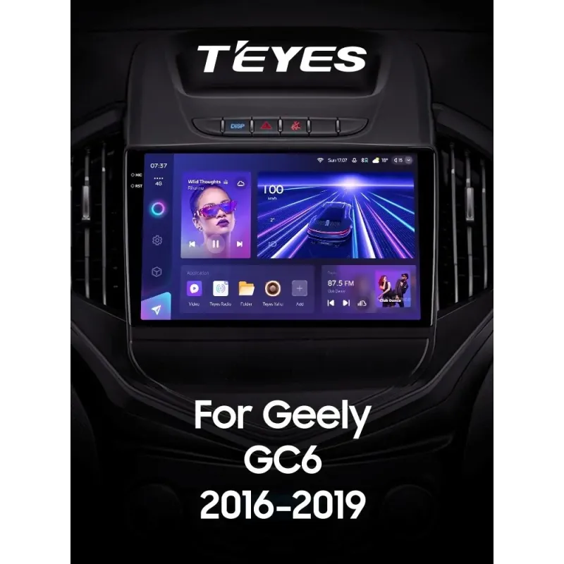 Штатная магнитола Teyes CC3 6+128 Gb с круговым обзором 360 Geely GC6 2016-2019 9