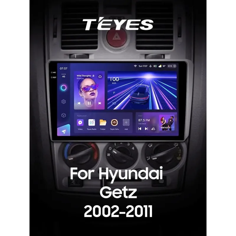 Штатная магнитола Teyes CC3 6+128 Gb с круговым обзором 360 Hyundai Getz 1 (F2) (Left hand drive) 2002-2011 9