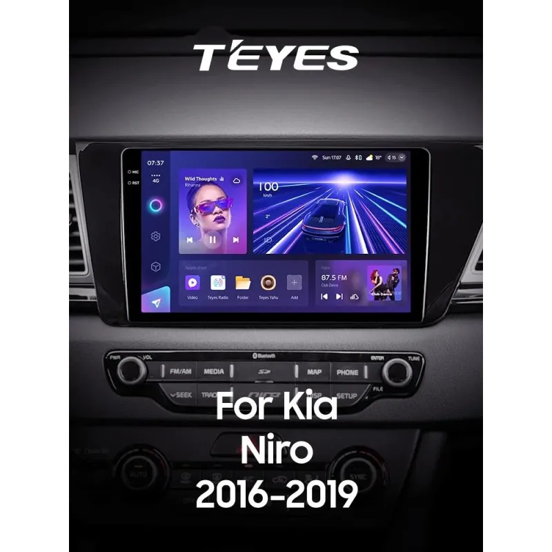 Штатная магнитола Teyes CC3 6+128 Gb KIA Niro DE 2016-2019 9
