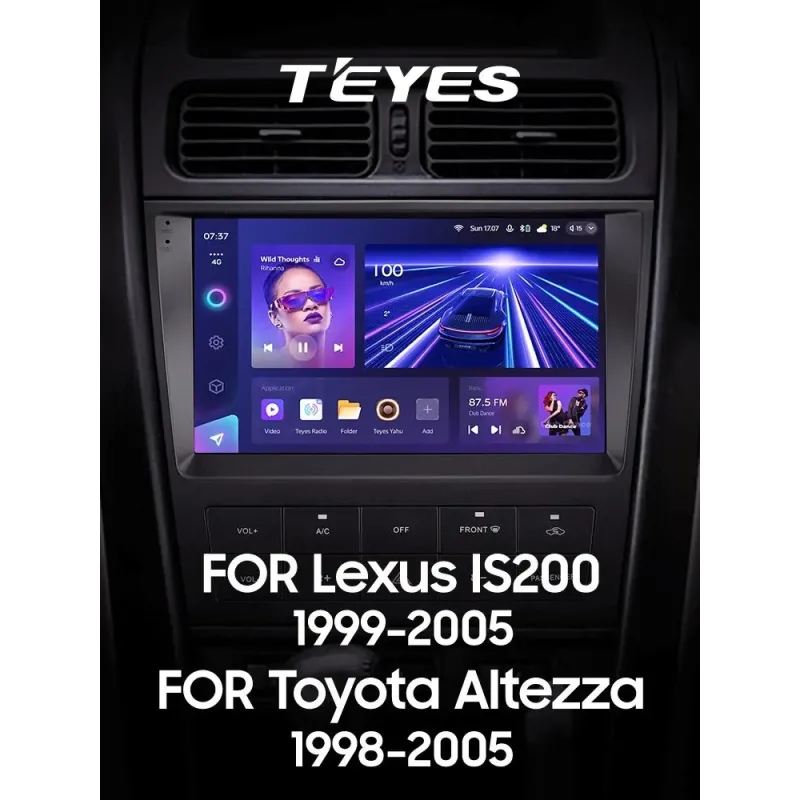 Штатная магнитола Teyes CC3 6+128 Gb Lexus IS200 XE10 1999-2005 For Toyota Altezza XE10 1998-2005 9