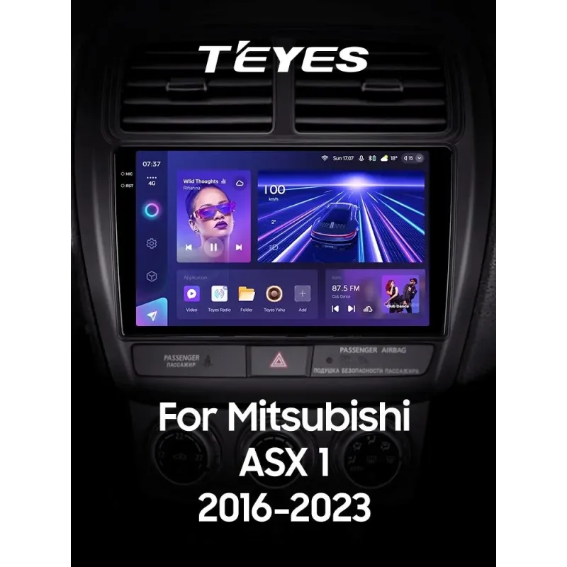 Штатная магнитола Teyes CC3 6+128 Gb с круговым обзором 360 Mitsubishi ASX 1 (Left hand drive) 2016-2023 (B) 9