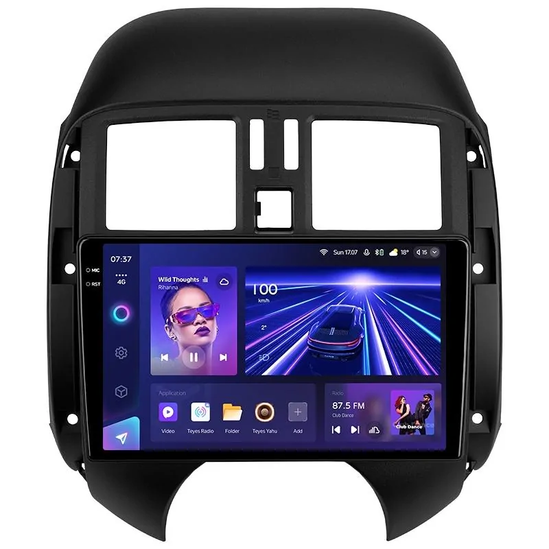 Штатная магнитола Teyes CC3 6+128 Gb с круговым обзором 360 Nissan Sunny Versa C17 2012-2014 9