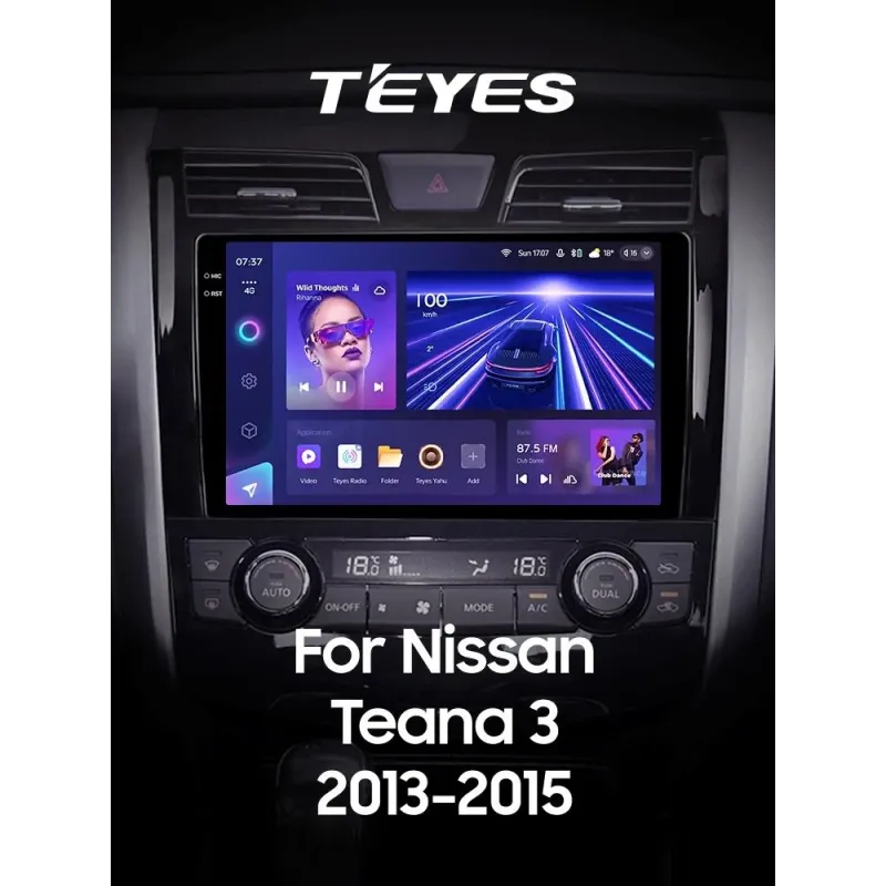 Штатная магнитола Teyes CC3 6+128 Gb с круговым обзором 360 Nissan Teana J33 2013-2015 (C) 10