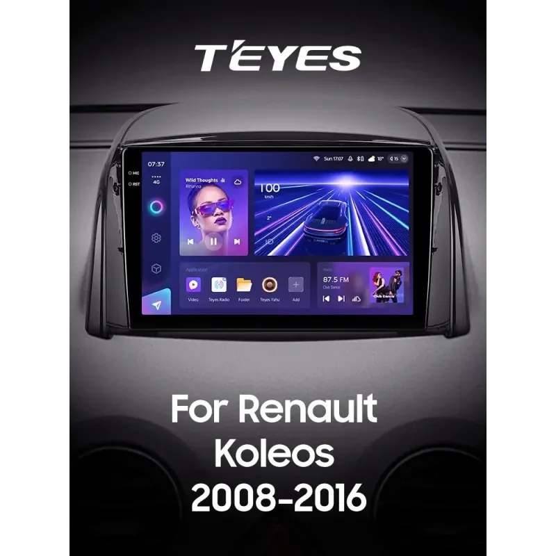Штатная магнитола Teyes CC3 6+128 Gb Renault Koleos 2008 - 2016 (B) 9