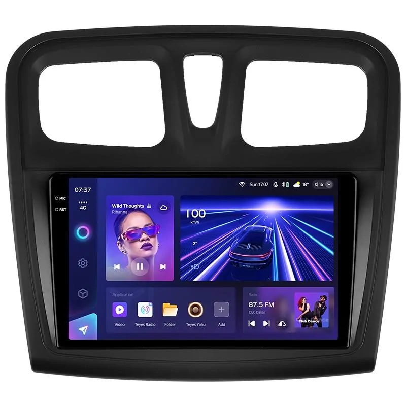 Штатная магнитола Teyes CC3 6+128 Gb Renault Logan 2 2012-2022 Sandero 2 2013-2022 (F1) (B) 9