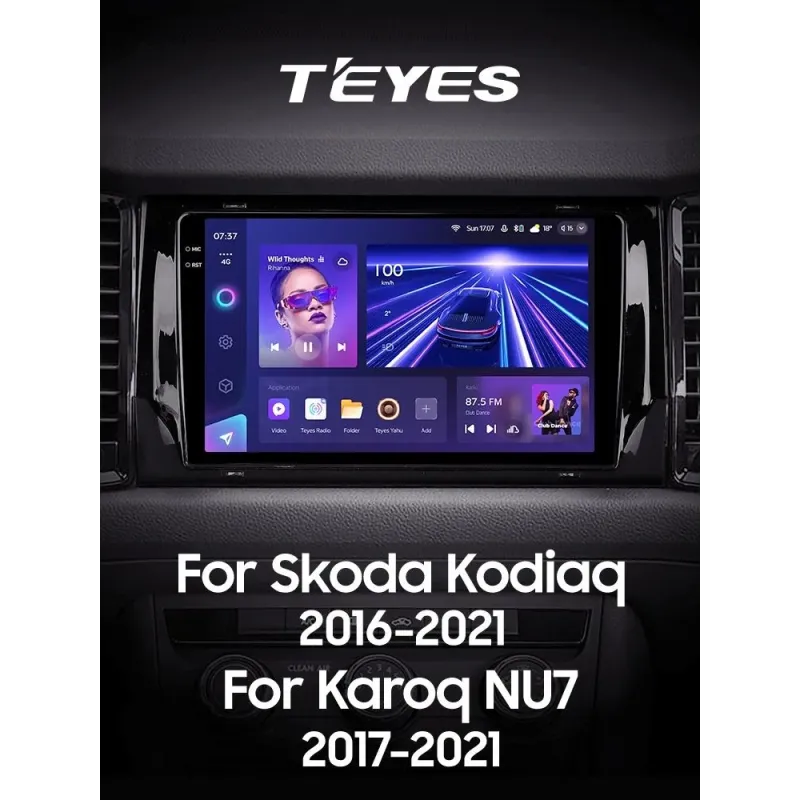 Штатная магнитола Teyes CC3 6+128 Gb с круговым обзором 360 Skoda Kodiaq 2016-2021 Karoq NU7 2017-2021 (B) 9
