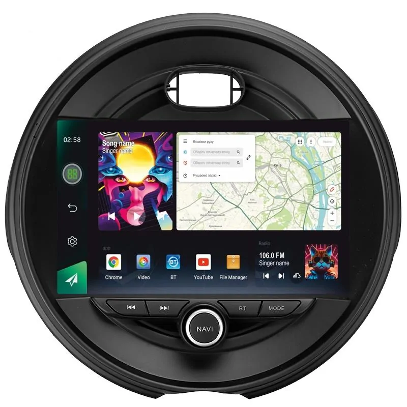 Штатна магнітола Sigma PRO 9464 Android 10 4+64 Gb 4G DSP BMW Mini 2014-2020 9