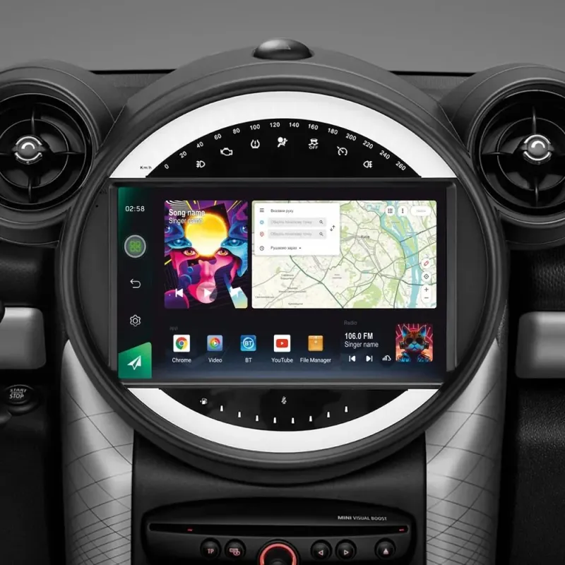 Штатна магнітола Sigma PRO 9464 Android 10 4+64 Gb 4G DSP BMW Mini 2010-2016 9