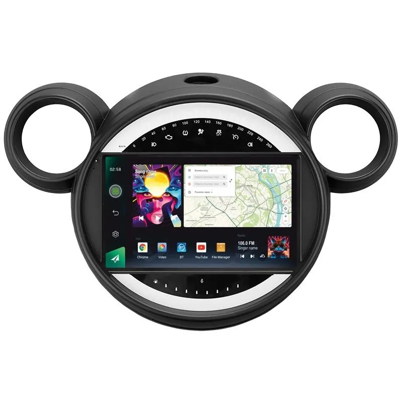 Штатна магнітола Sigma PRO 9464 Android 10 4+64 Gb 4G DSP BMW Mini 2010-2016 9