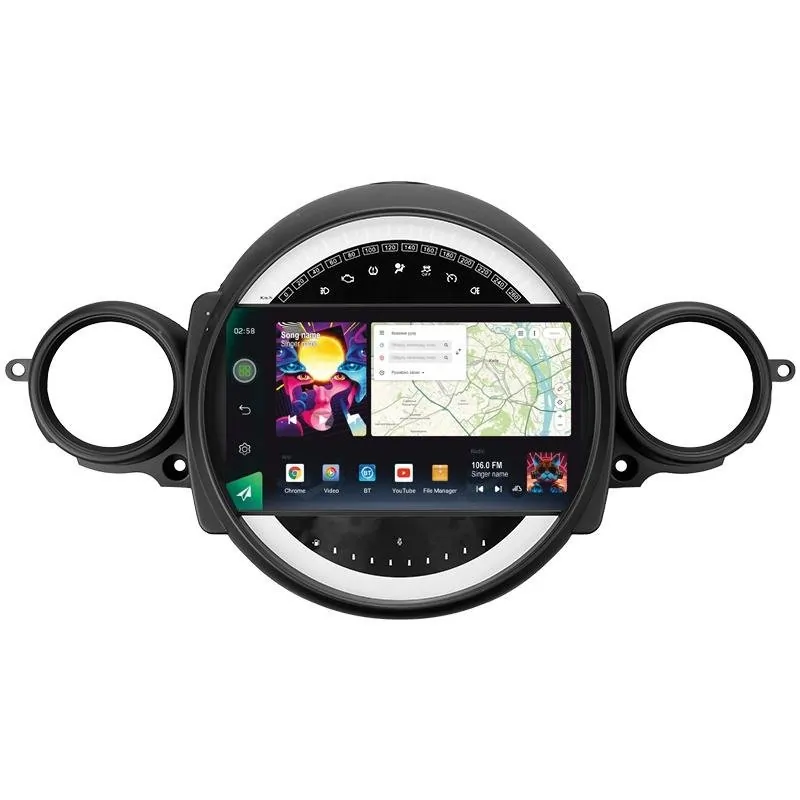 Штатна магнітола Sigma PRO 9464 Android 10 4+64 Gb 4G DSP BMW Mini 2007-2015 9