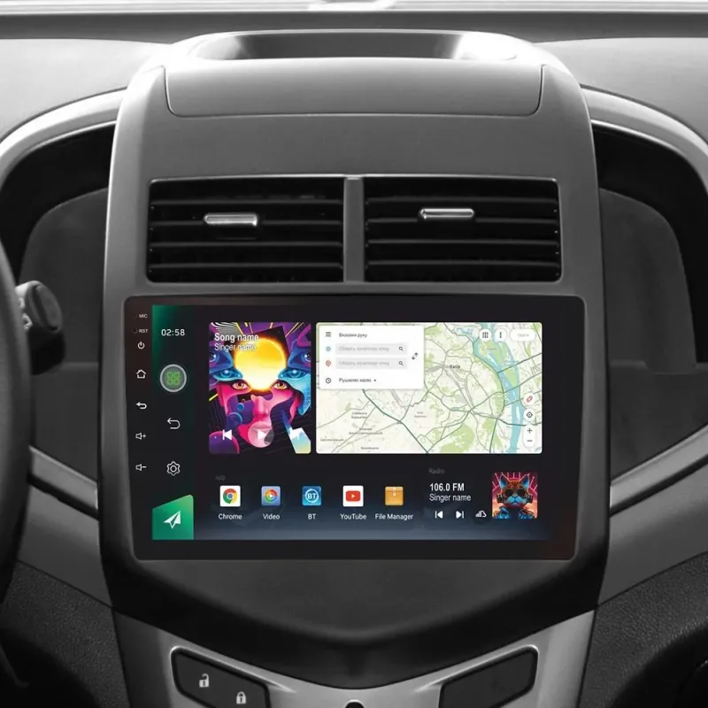 Штатна магнітола Sigma PRO 9464 Android 10 4+64 Gb 4G DSP Chevrolet Aveo 2 2011-2015 9