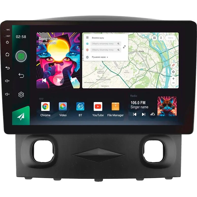 Штатна магнітола Sigma PRO 9464 Android 10 4+64 Gb 4G DSP Ford Escape 2007+ 9